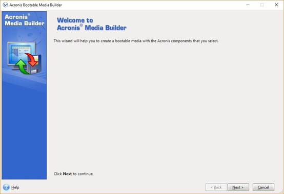 Universal Restore Media Builder