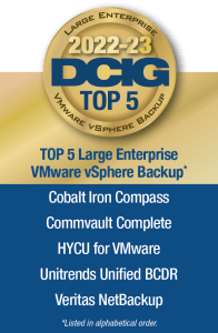 DCIG评选五款大型企业 vSphere 备份解决方案
