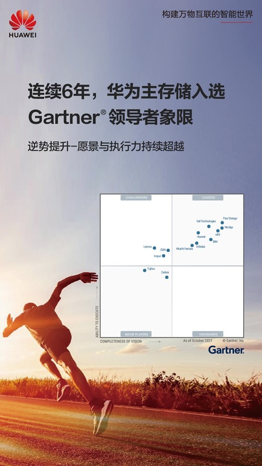 华为存储如何逆势实现Gartner魔力象限两个方向持续提升