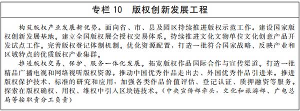 《“十四五”国家知识产权保护和运用规划》全文-国发〔2021〕20号