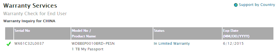 西部数据移动硬盘真伪鉴别方法图文详解（通过序列号官网查询是否正品）