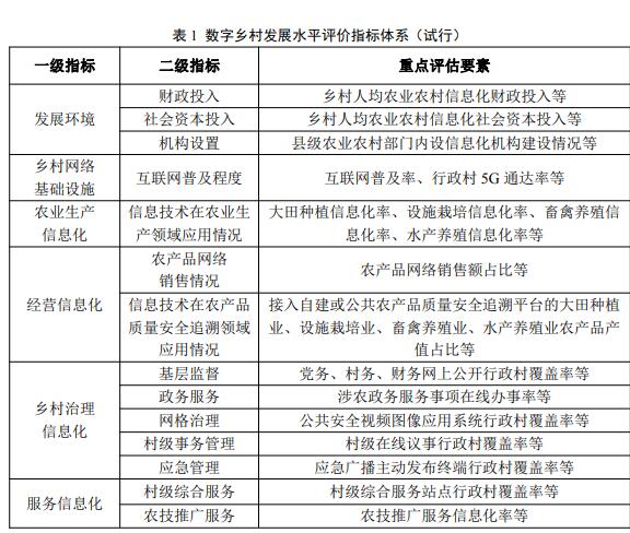 2021年数字乡村发展水平评价基本结论和主要数据统计分析