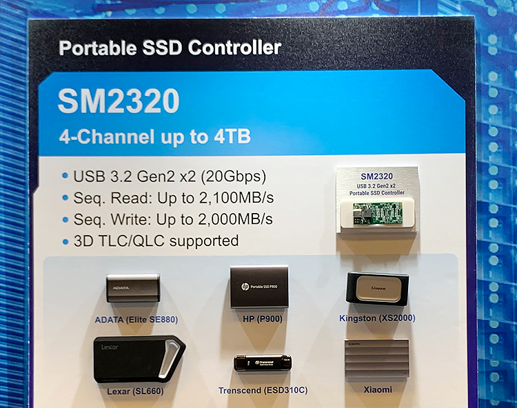 SMI COMPUTEX展出SM2268XT主控：打造DRAM-less最快SSD