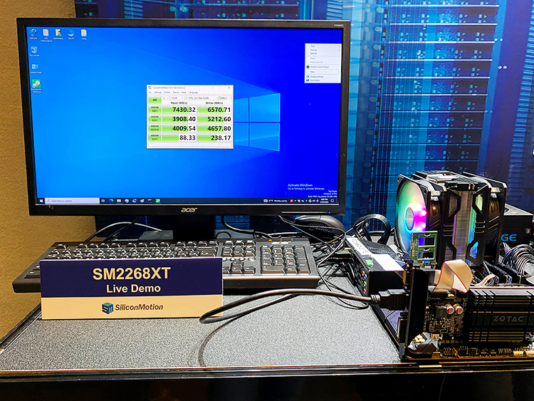 SMI COMPUTEX展出SM2268XT主控：打造DRAM-less最快SSD