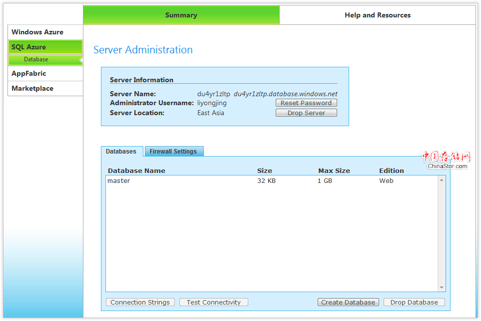 SQL Azure