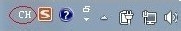 Win 7系统输入法前CH图标删除方法1