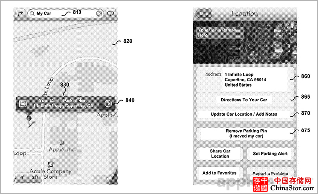 苹果新专利帮助iPhone用户记住停车位