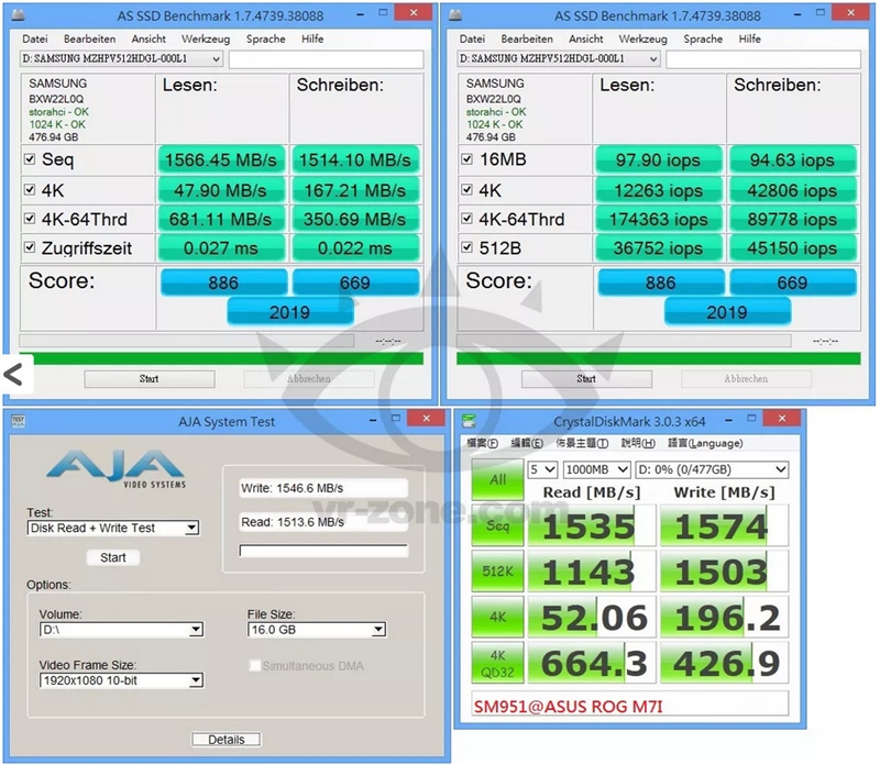 这速度真馋人 三星SM951 SSD实测