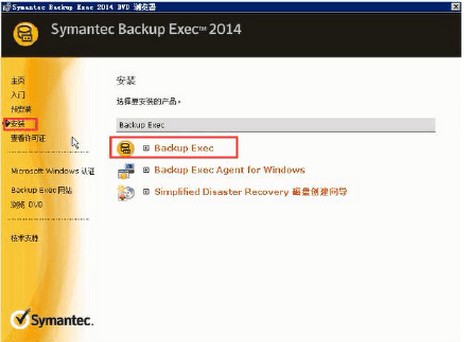 Symantec Backup Exec 2014安装指南