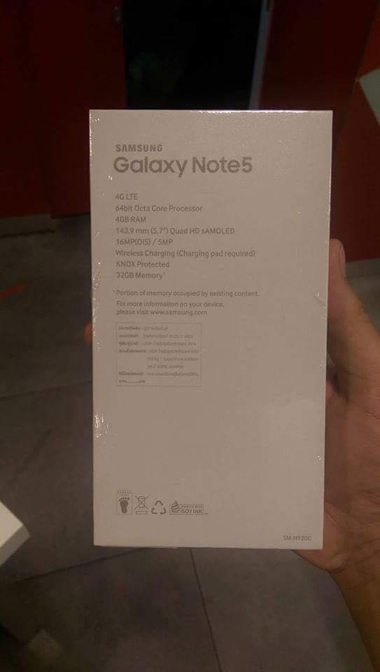 SAMSUNG GALAXY NOTE 5主要特点技术说明