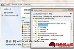 Windows7系统中怎么样安装IIS服务器