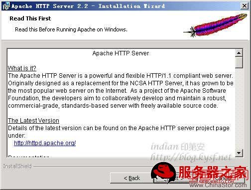 [原创]Windows下安装Apache2.2.x - 印第安 - 印第安的 Blog