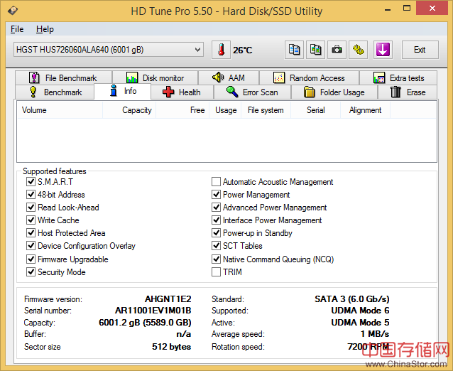 三款高端6TB NAS硬盘测试对比：西数、HGST、希捷