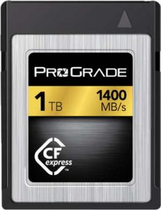 ProGrade Digital，已成为第一家公开展示具有1TB容量的CFexpress 1.0技术的公司。