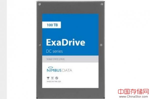 Nimbus Data公司发布100 TB超大容量SSD