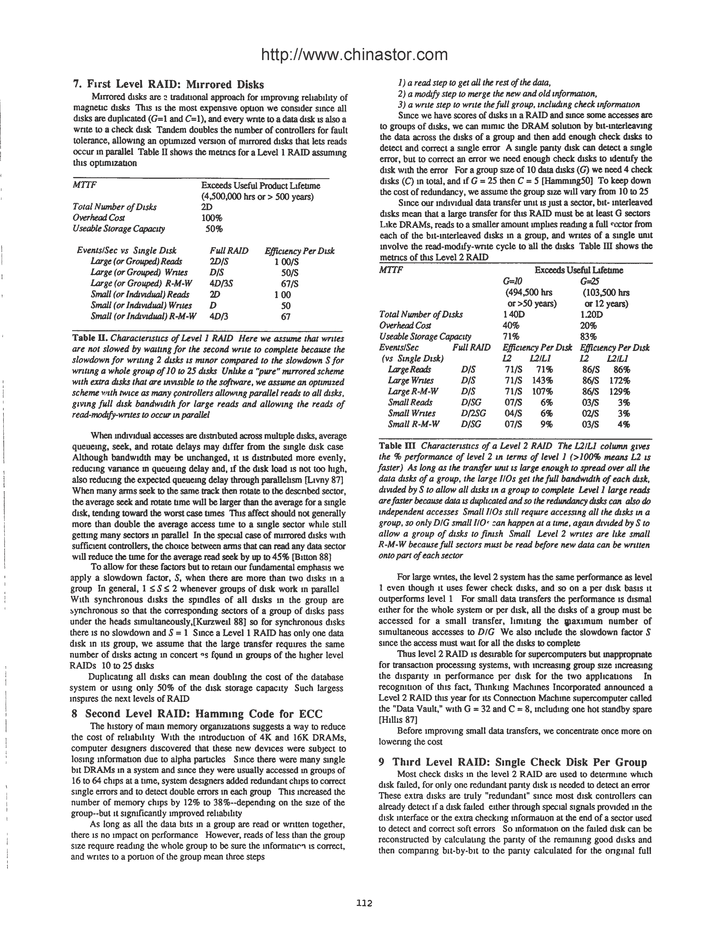 A Case for Redundant Arrays of Inexpensive Disks (RAID)