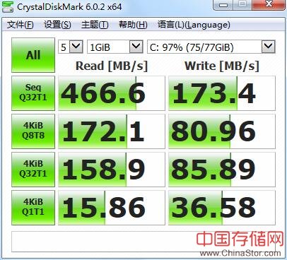 crystaldiskmark磁盘基准测试软件工具下载