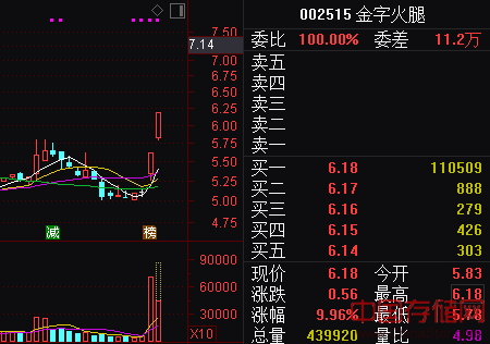 金字火腿人造肉产品公司股票