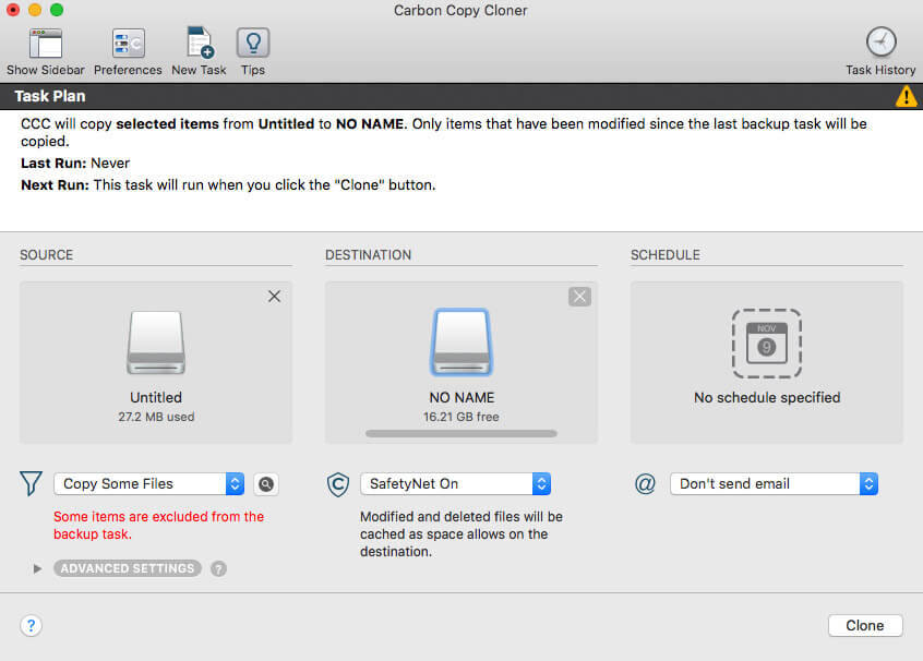 Carbon Copy Cloner mac 备份软件