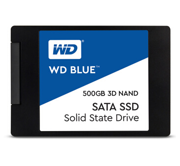 西部数据 500GB SSD固态硬盘 SATA6Gb/s接口 Blue系列-3D进阶高速读写版