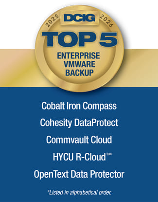 2025-26 年 DCIG TOP 5 企业 VMware 备份报告